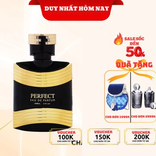 Nước hoa nam cao cấp, Charme Perfect, hương nước hoa chính hãng, quyến rũ cho chàng trai thanh lịch, 100ml