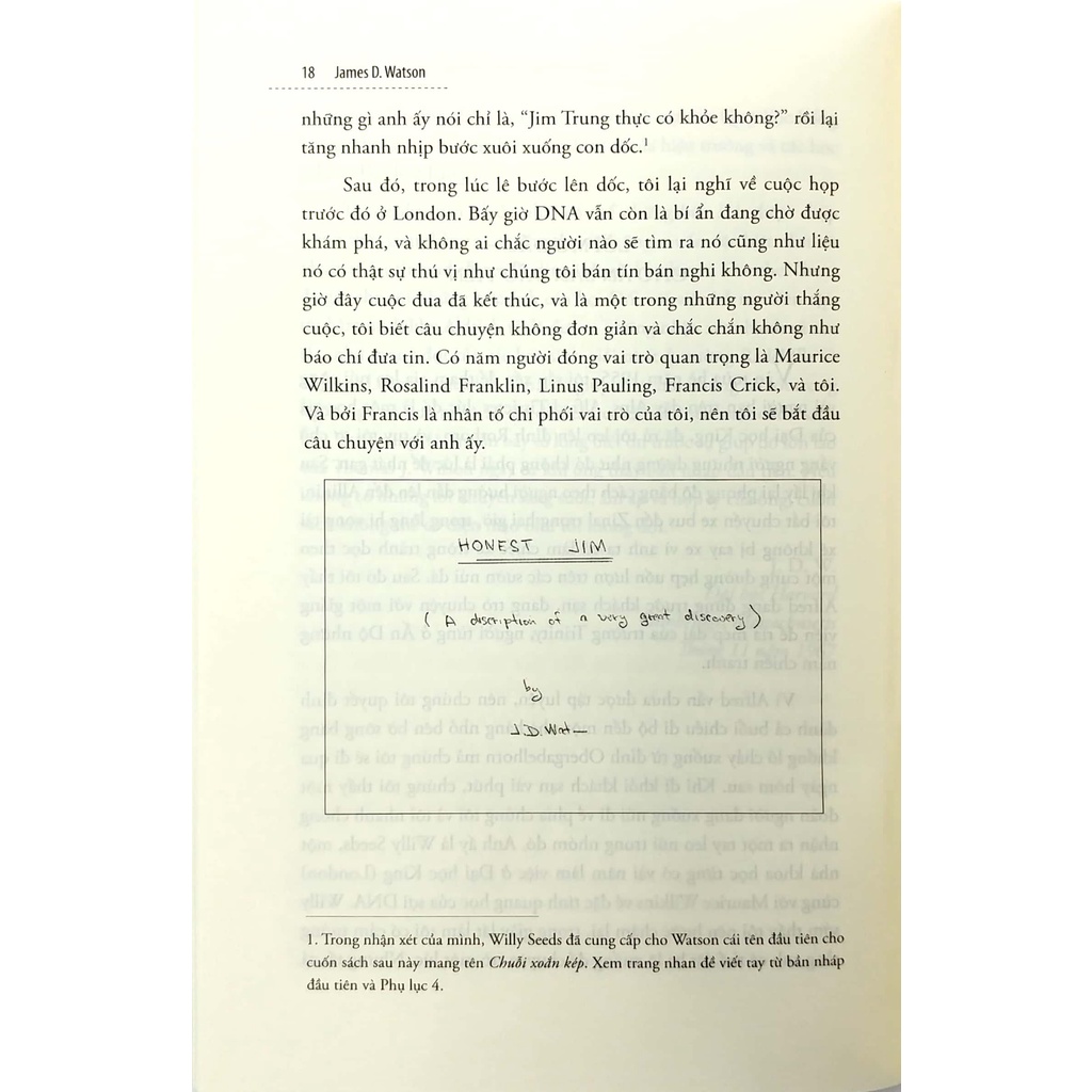 Sách - DNA - Hành Trình Khám Phá Cấu Trúc Chuỗi Xoắn Kép