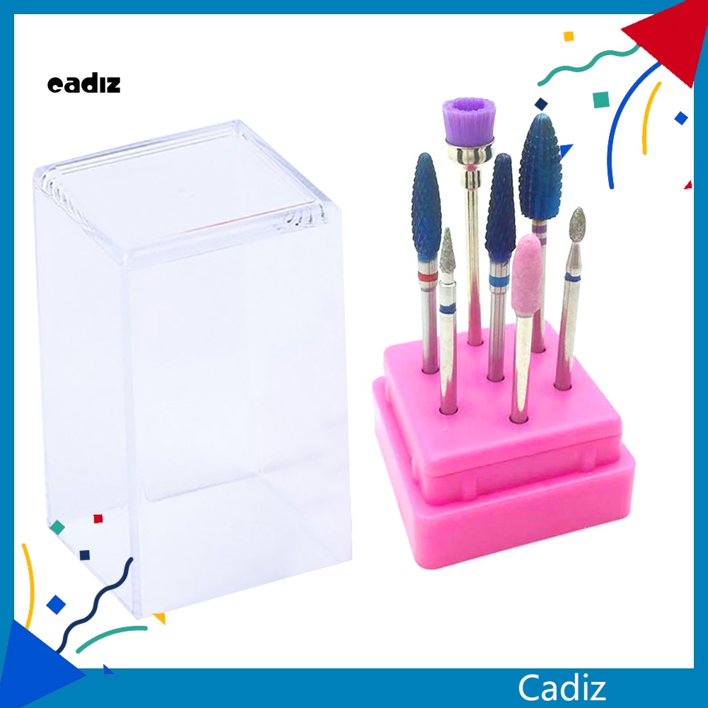 Bộ 7 Mũi Khoan Móng Tay Bằng Thép Vonfram Tiện Dụng Bits