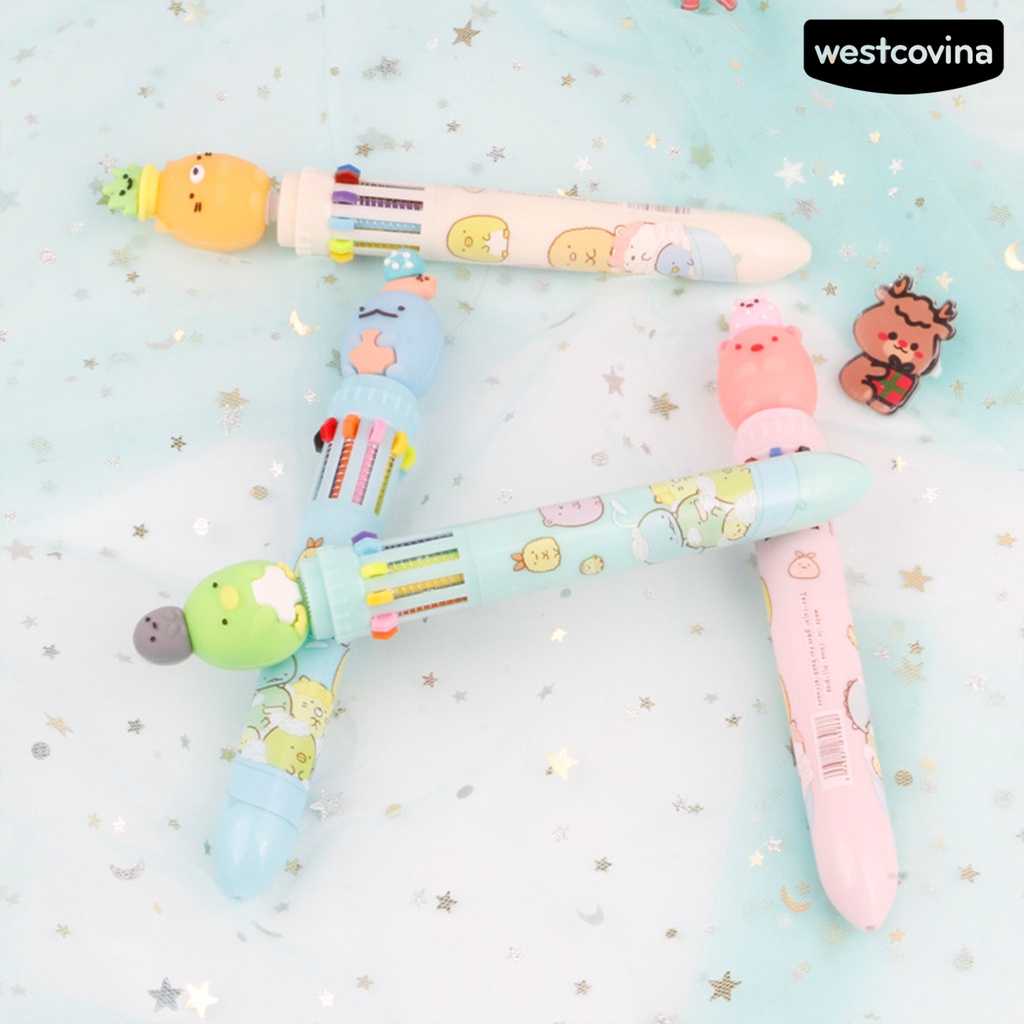 [WSTN] [WSTN]✎Bút Bi Họa Tiết Hoạt Hình Nhanh Khô Không Mùi Tiện Dụng