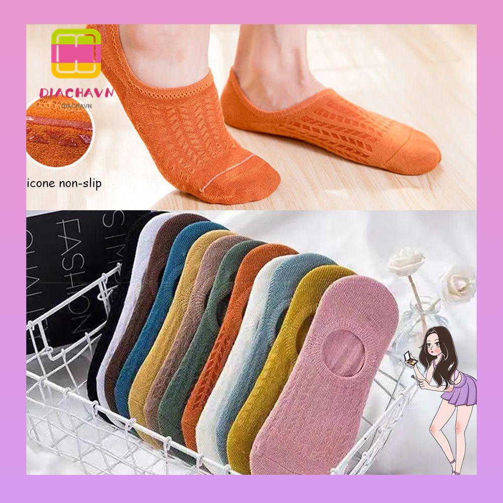 Bộ 10 Đôi Vớ Silicone Chống Trượt Cho Nữ