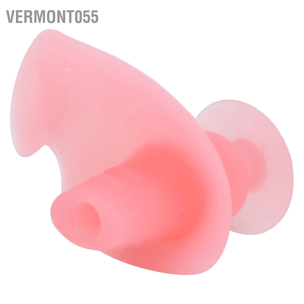 Vermont055 TOSWIM 1 Cặp Nút Tai Bơi Silicone Mềm Chống Nước Có Thể Tái Sử Dụng Cho Người Lớn