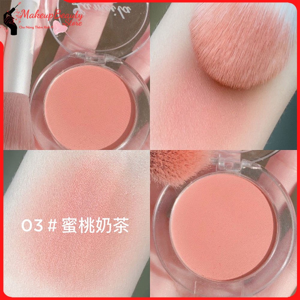 Phấn má Lameila đơn sắc, phấn má hồng nội địa trung F22 MS 828