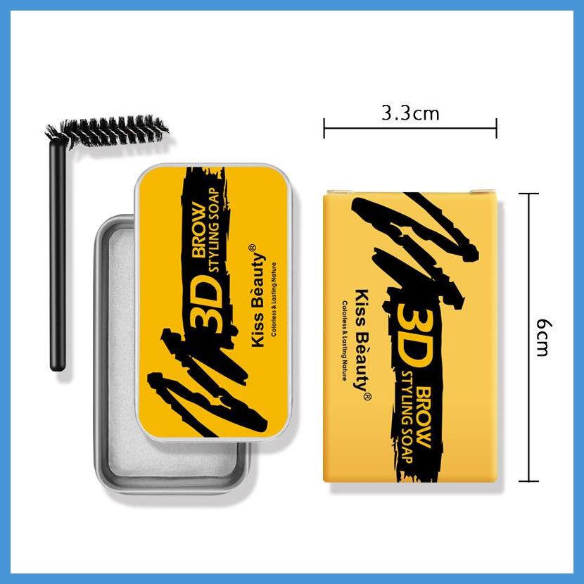 Bộ Xà Phòng Định Hình Lông Mày Kèm Cọ Lâu Trôi Chống Thấm Nước