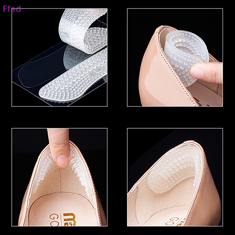 {Ffsd} Miếng Dán Gót Chân Bằng Silicone Nâng Cấp Chống Trượt Cho Nam Và Nữ * Hàng Bán Chạy