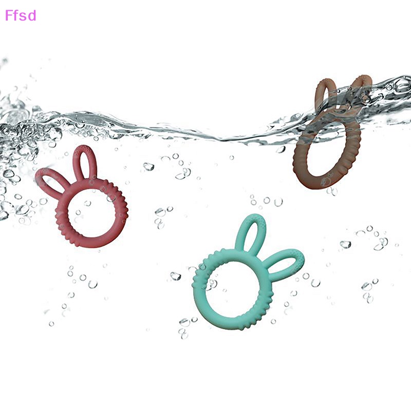 {Ffsd} Đồ Chơi Mài Răng Gel / Thức Ăn Đồ Chơi Hình Thỏ Cho Bé