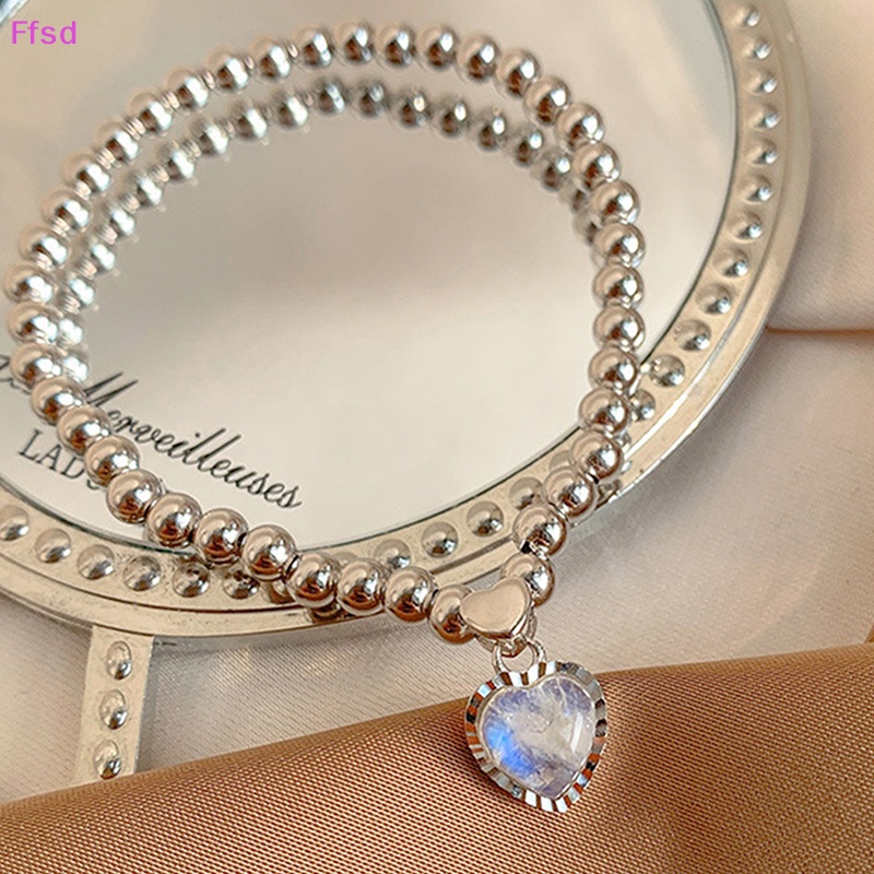 {Ffsd} Vòng Cổ Choker Mặt Pha Lê Hình Trái Tim Thời Trang Hợp Xu Hướng Dành Cho Bạn Nữ * Bán Chạy