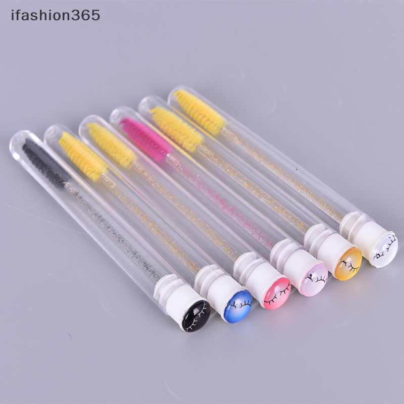 Ống Cọ Chuốt Lông Mày Chống Bụi Dùng Một Lần Tiện Lợi ifashion365