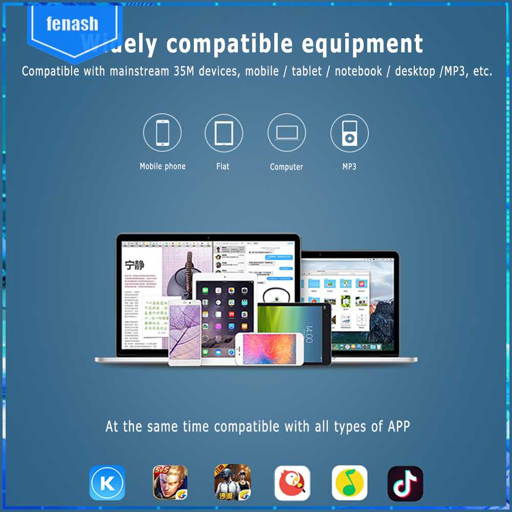 Tai Nghe Di Động Có Dây Cho Điện Thoại / Máy Tính / Laptop