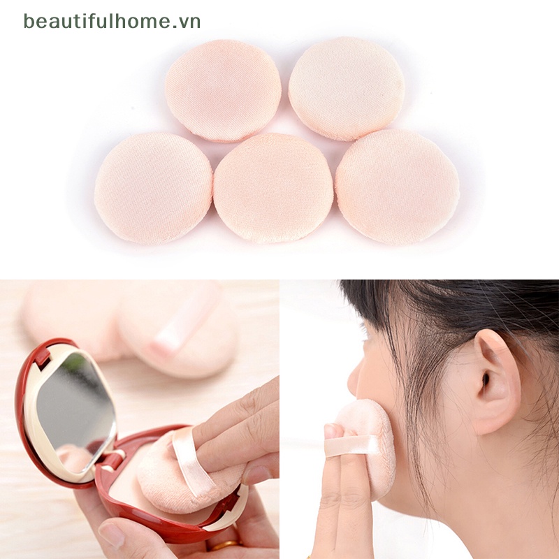 Set 5 Bông Mút Trang Điểm Mềm Mịn Tiện Dụng