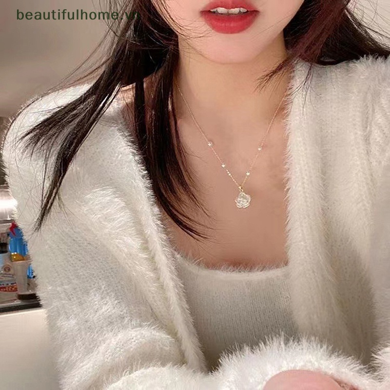 [beautifulhome] Vòng Cổ Hoa Trà Pháp Ngọt Ngào Thời Trang Cá Tính Thanh Lịch [beauty]