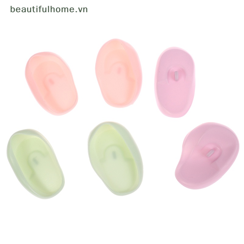 Bộ 2 Vỏ Bọc Bảo Vệ Tai Khi Nhuộm Tóc Bằng Silicone