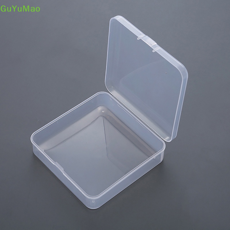 Hộp Nhựa Trong Suốt Hình Vuông Đựng Trang Sức / Hạt / Đồ Dùng Câu Cá Tiện Dụng
