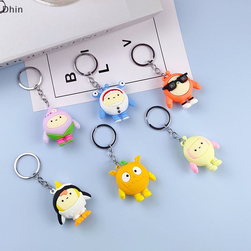 Móc Khóa Hình Búp Bê Hoạt Hình Bằng Silicon Dễ Thương