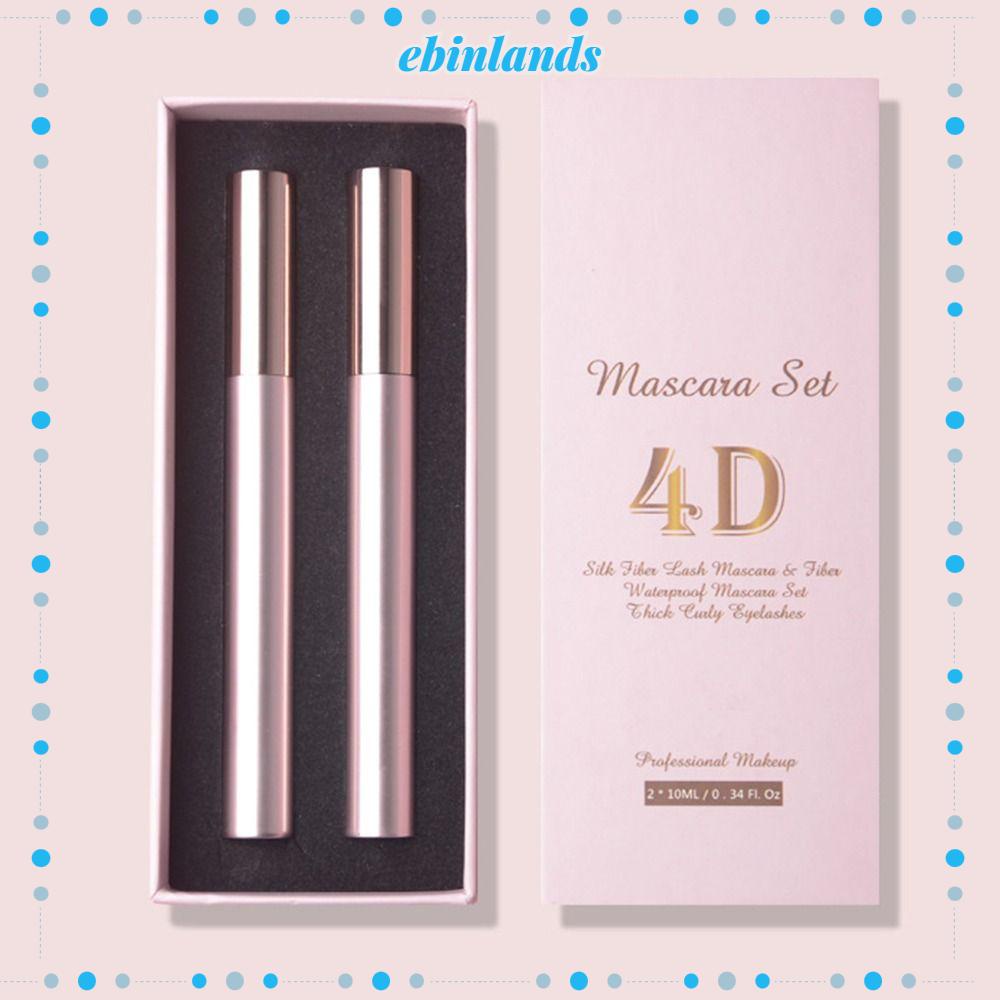 Bộ 2 Mascara Chống Mồ Hôi Cho Hàng Mi Dày Dài Và Cong Vút Tự Nhiên EBINLANDS
