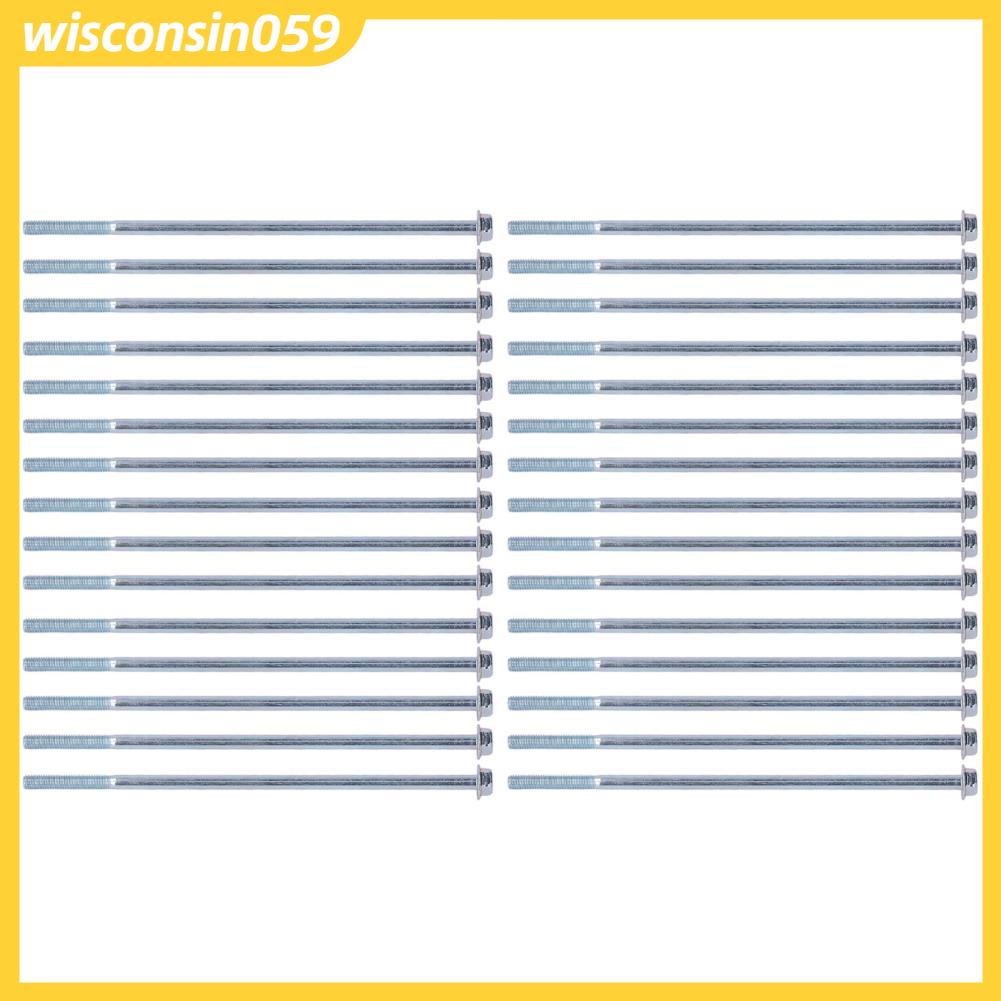 Wisconsin059 30 Chiếc Nửa Ren Bu Lông Kéo Dài Thép Carbon Lõm Đầu Lục Giác Bích Xăng Máy Phát Diesel Đuôi Bao Chân Đế Trục
