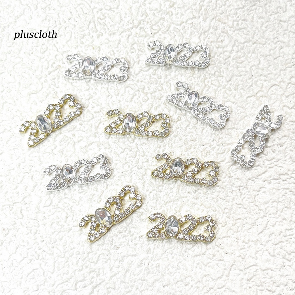 Hộp Hạt Kim Cương Giả Lấp Lánh Trang Trí Móng Tay 2023