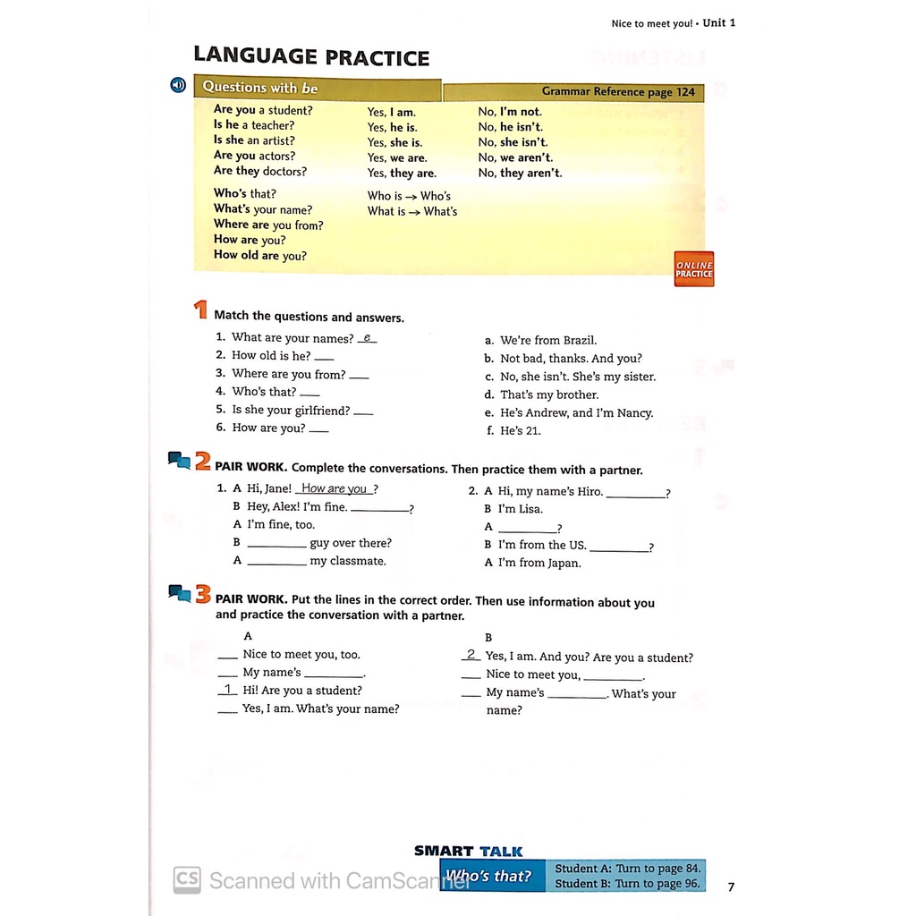 Smart Choice 1 SB 3E with online practice