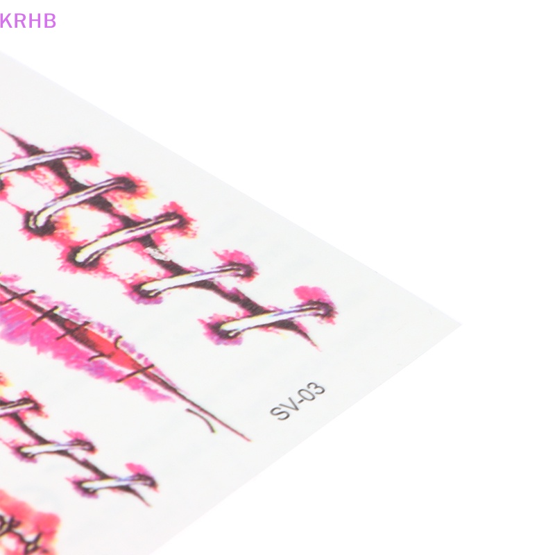 Set 10 Tấm Hình Xăm Dán Chủ Đề Halloween Độc Đáo Mới