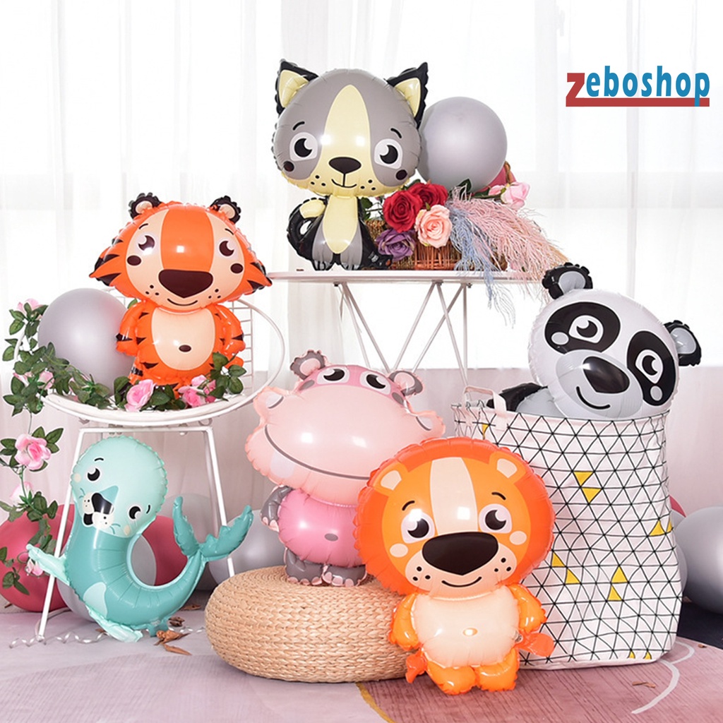 [ZEBO] Bong Bóng Nhựa Hình Động Vật Hoạt Hình Không Dễ Bị Đâm Thủng Dễ Lắp Đặt Trang Trí Nhà