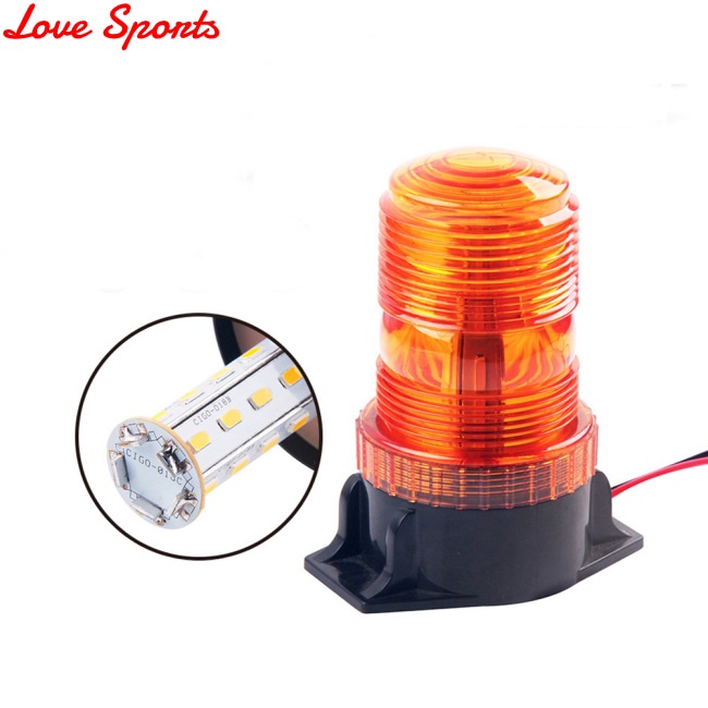 Đèn Led Nhấp Nháy Cảnh Báo 10-110v Gắn Nóc Xe Hơi