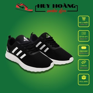 Giày thể thao nam nữ thời trang 2 màu đen, trắngFull Box, Giày thể thao siêu nhẹ chạy bộ tập gym nam nữ cao cấp