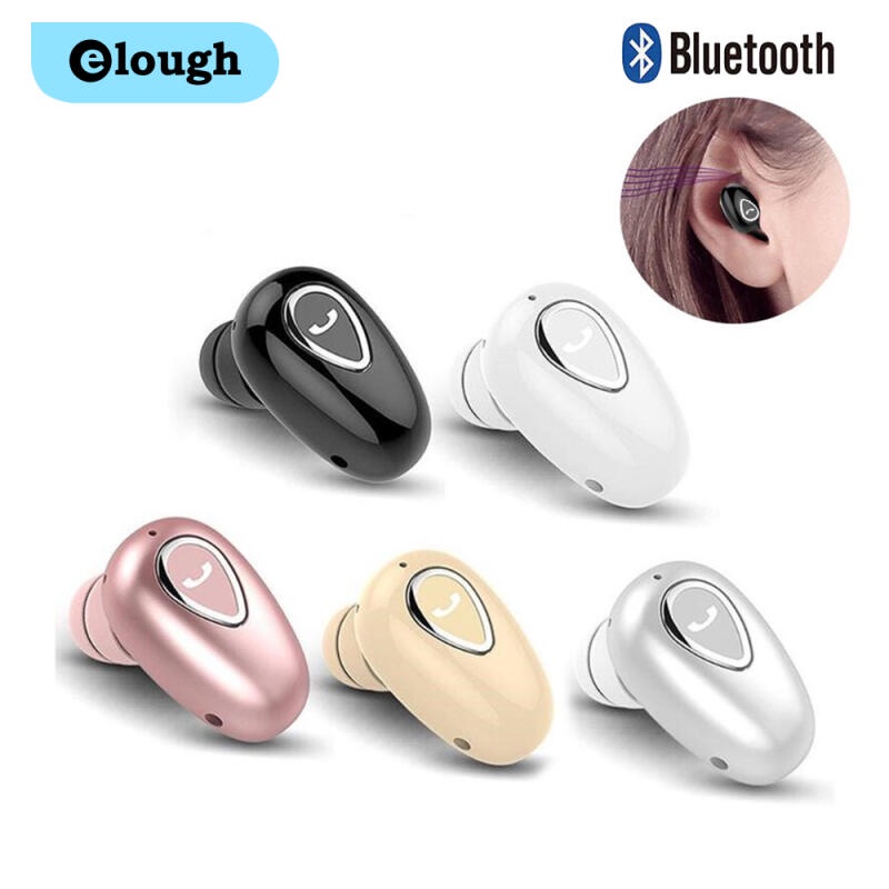 Tai nghe nhét tai đơn bluetooth không dây rảnh có mic ELOUGH