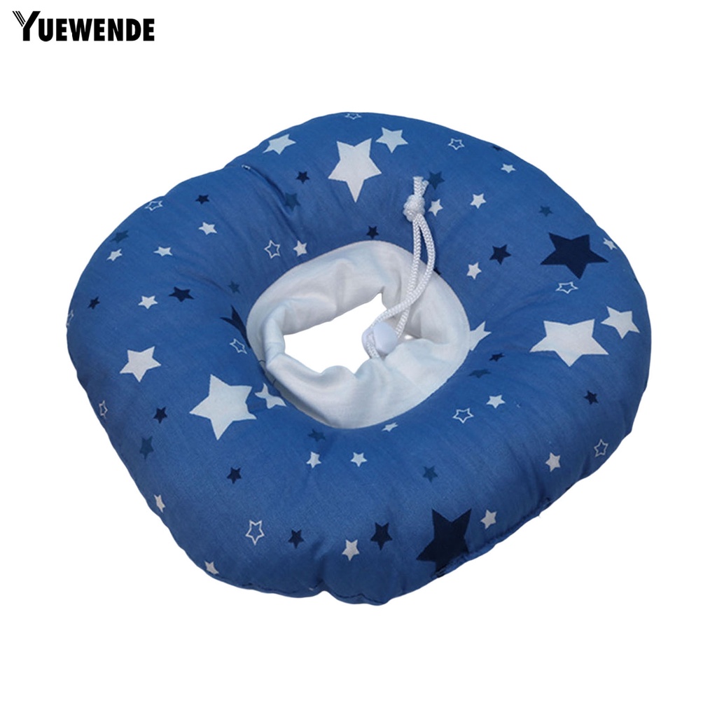 Yq.e Vòng Cổ Bằng Vải Bông Mềm Chống Cắn Chống Trầy Xước In Hoạt Hình Có Thể Điều Chỉnh Cho Thú Cưng