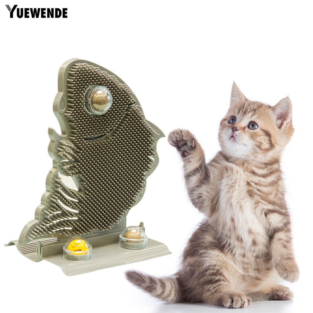 Yq.e 1 Bộ Đồ Chơi Cào Móng Bằng Nhựa Nhám Kích Thước Nhỏ Gọn Chống Mài Mòn Thiết Kế Hình Dạng Chuông Có Thể Tháo Rời Kèm Bóng Cà