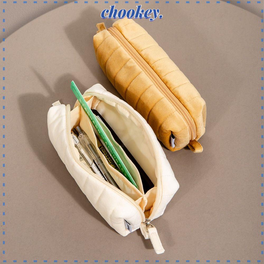 CHOOKEY Túi Đựng Bút Đa Năng Chất Liệu Mềm Mại