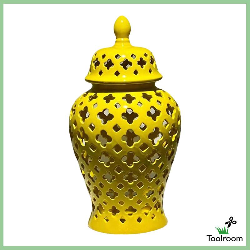 Lọ Đựng Gừng 10 "Phong Cách Trung Hoa Cổ Điển Trang Trí Nhà Cửa