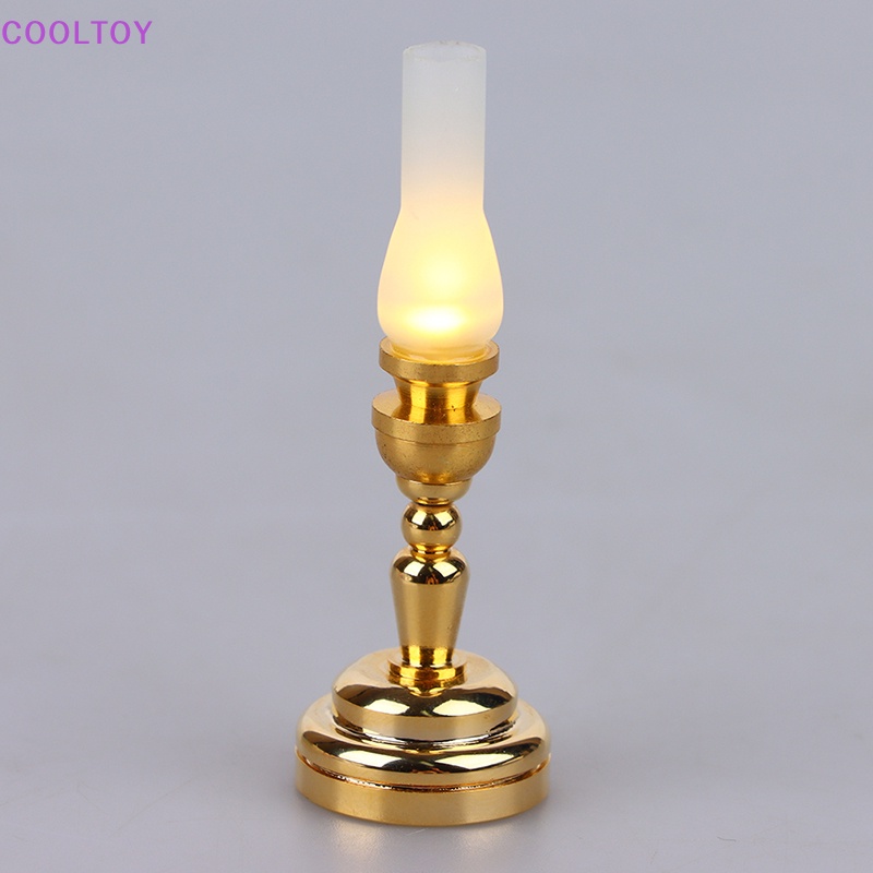 Đèn Bàn LED Tỉ Lệ 1: 12 Có Công Tắc Dùng Để Trang Trí Nhà Búp Bê