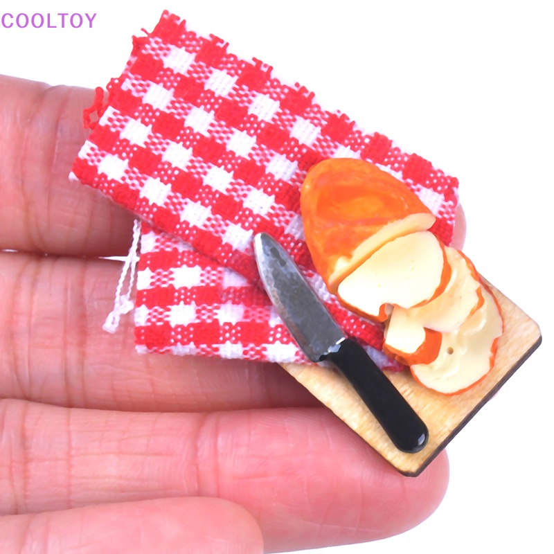 Cooltoy Mô Hình Thớt Bánh Mì Tỉ Lệ 1: 12 Trang Trí Nhà Búp Bê