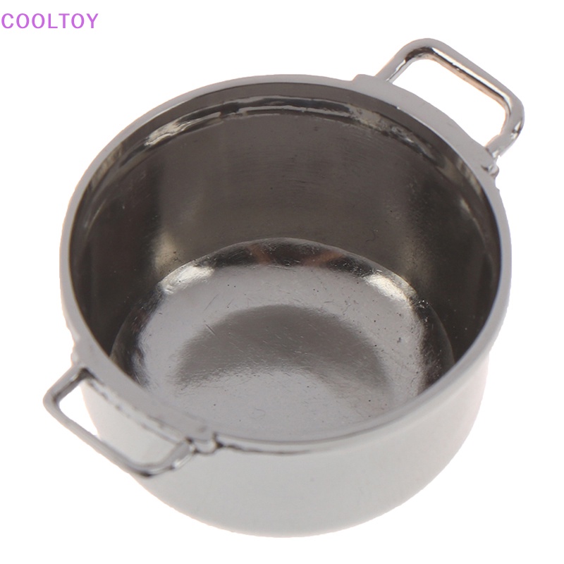Cooltoy Mô Hình Nồi Hầm Bằng Thép Không Gỉ 1 / 12 Trang Trí Nhà Búp Bê
