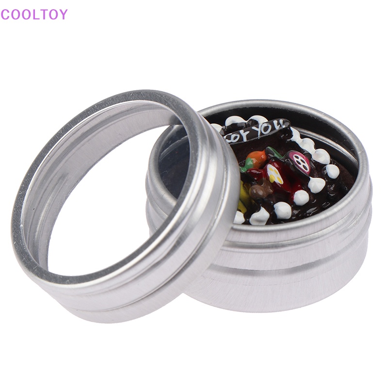 Set 2 Mô Hình Bánh Ngọt Mini Tỉ Lệ 1: 12 Dùng Để Trang Trí Nhà Búp Bê