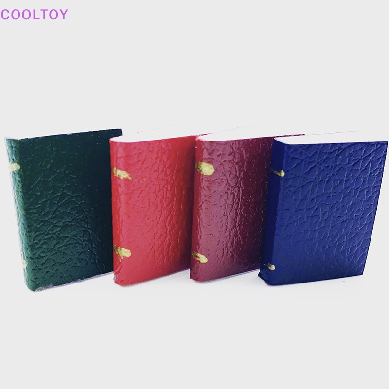 Bộ 4 Cuốn Sổ Tay Mini Tỉ Lệ 1 / 12 Dùng Để Trang Trí Nhà Búp Bê