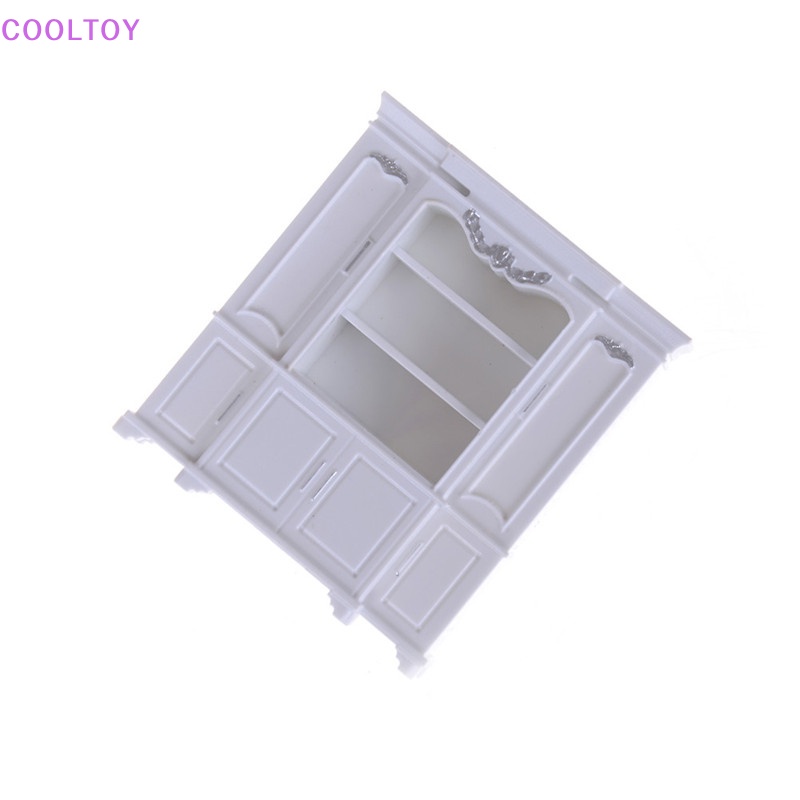 Mô Hình Kệ Sách Màu Bạc Dùng Trang Trí Nhà Búp Bê