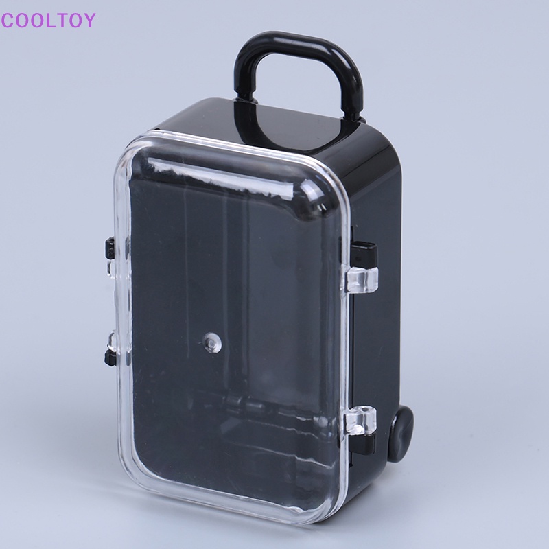 Va Li Lăn Bằng Nhựa Dễ Thương Dùng Trang Trí Nhà Búp Bê