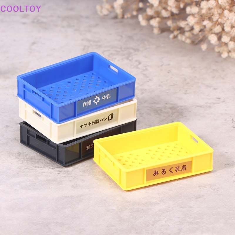 Giỏ Đựng Bánh Mì / Sữa / Nước Uống Trang Trí Nhà Búp Bê Tỉ Lệ 1: 12