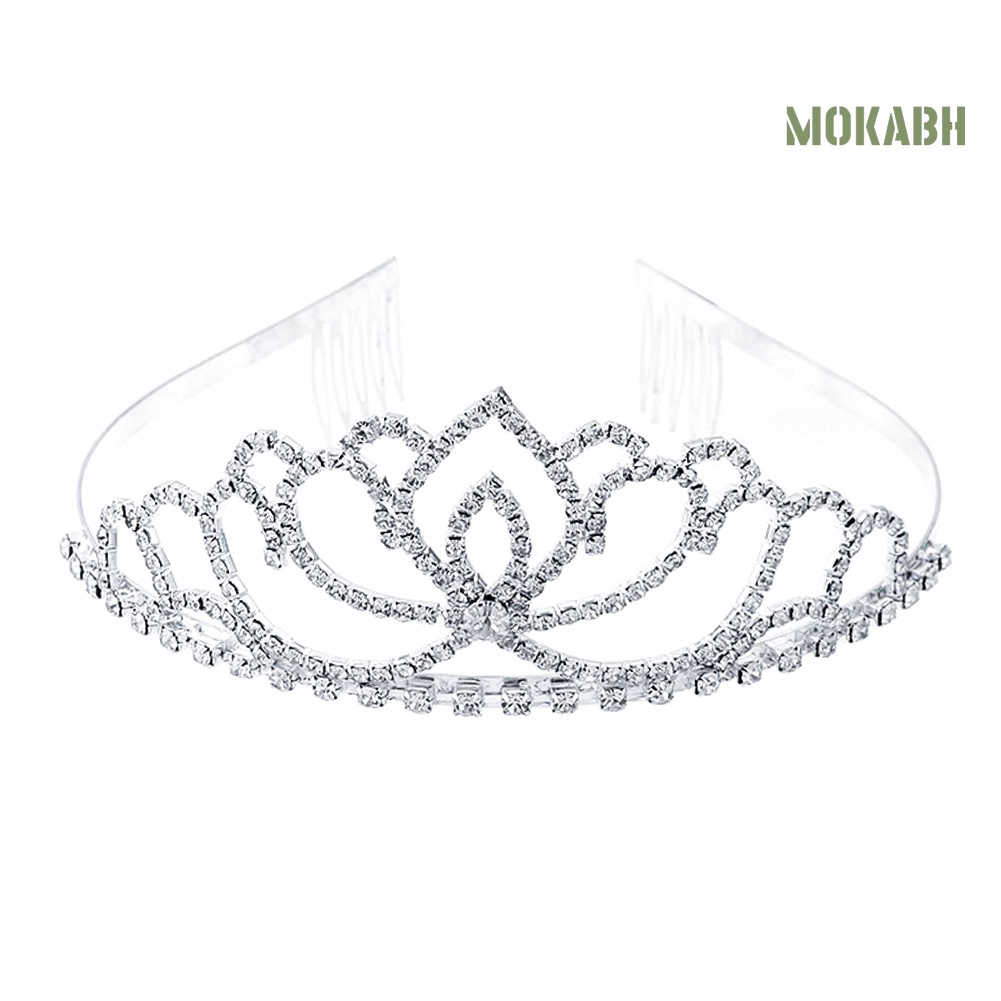 Vương Miện Đính Đá Lấp Lánh Trang Nhã Dành Cho Nữ