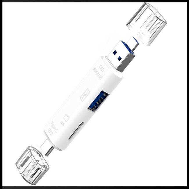 Đầu Đọc Thẻ Nhớ Đa Năng Zevaret type-c Sang TF USB2.0