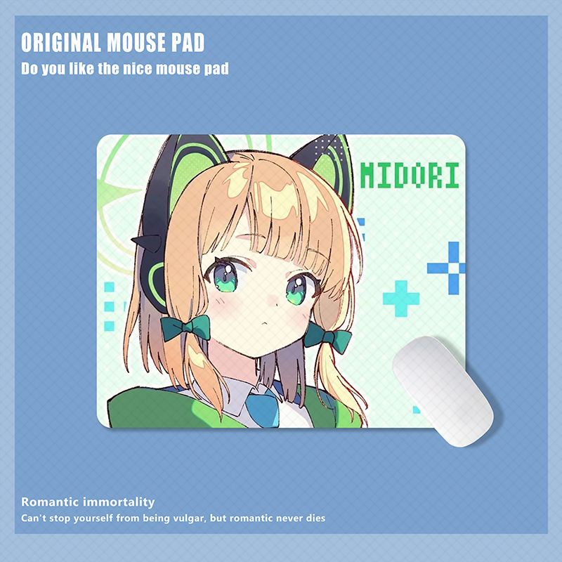 Blue Archive cartoon student medium mouse pad office thickened laptop keyboard desk mat