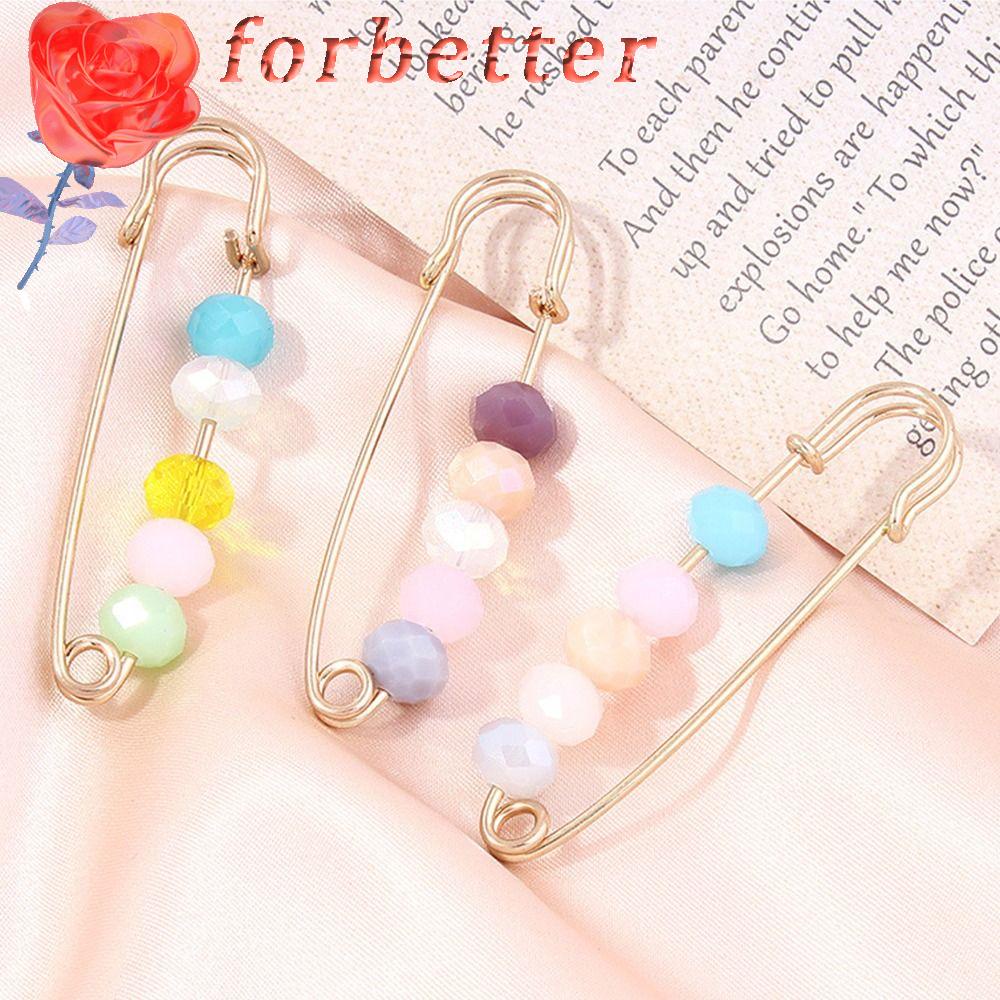 Ghim Cài Áo Bằng Hợp Kim Chống Ánh Sáng Nhiều Màu Sắc Tinh Tế Thời Trang Cho Nữ