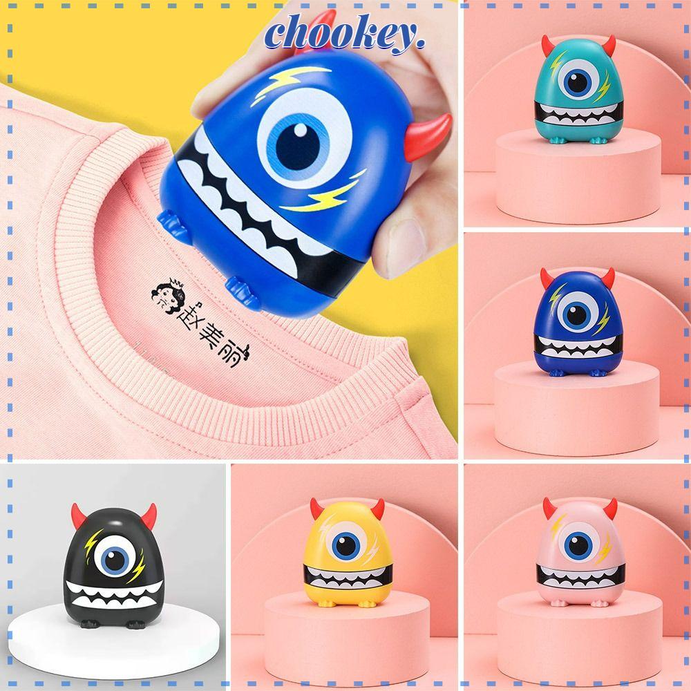 CHOOKEY Con Dấu In Tên Hoạt Hình Chống Thấm Dành Cho Trẻ