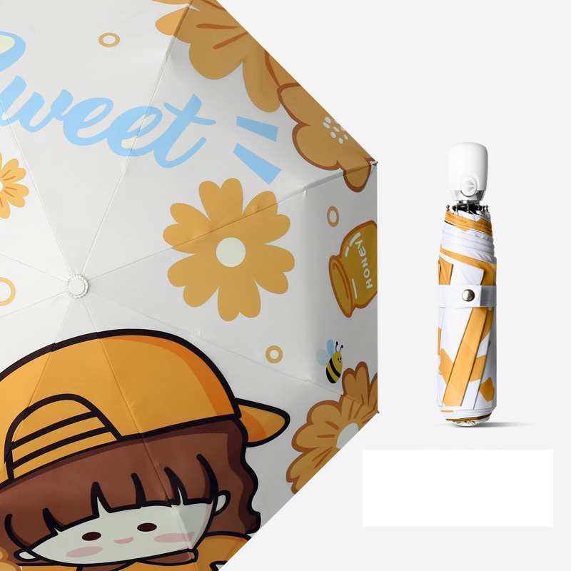 Dù Che Nắng 50% Nhỏ Gọn Có Thể Gấp Gọn Tiện Dụng Cho Nữ