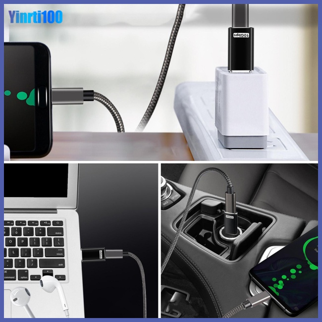 Đầu Chuyển Đổi Usb 3.1 Type c Sang Type-c Bằng Hợp Kim Nhôm