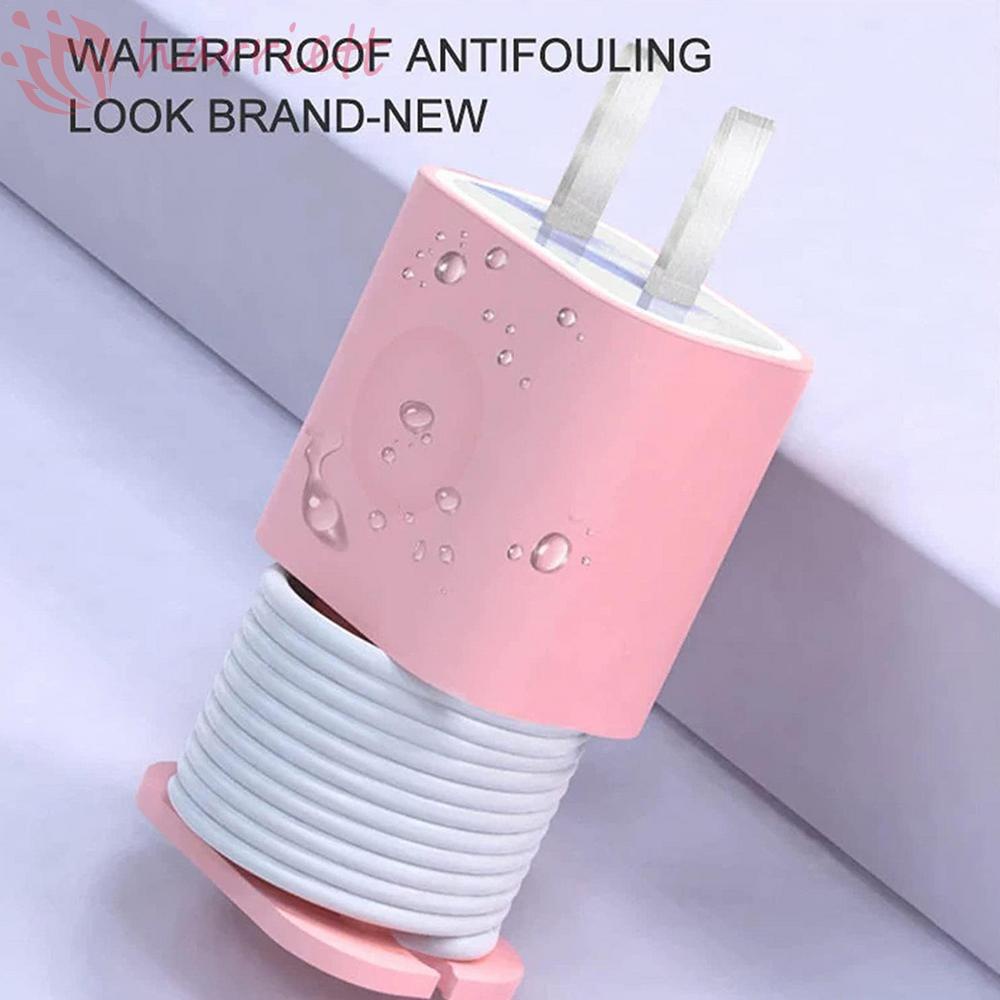 Vỏ Silicon Bảo Vệ Dây Cáp Sạc Chống Đứt Tiện Lợi