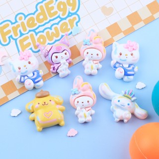 Set Charm jibitz Cross Laser Kuromi DIY Giày Trang Trí Phụ Kiện Khóa Dép Giày Nữ