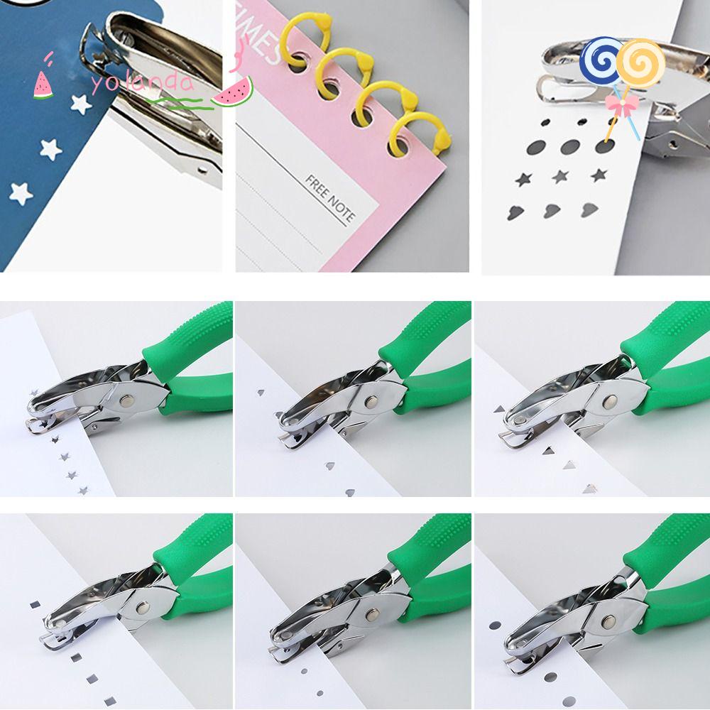 Dụng Cụ Đục Lỗ 9-75mm Hình Trái Tim / Tròn / Tam Giác / Vuông Dễ Thương Dùng Làm Đồ Thủ Công