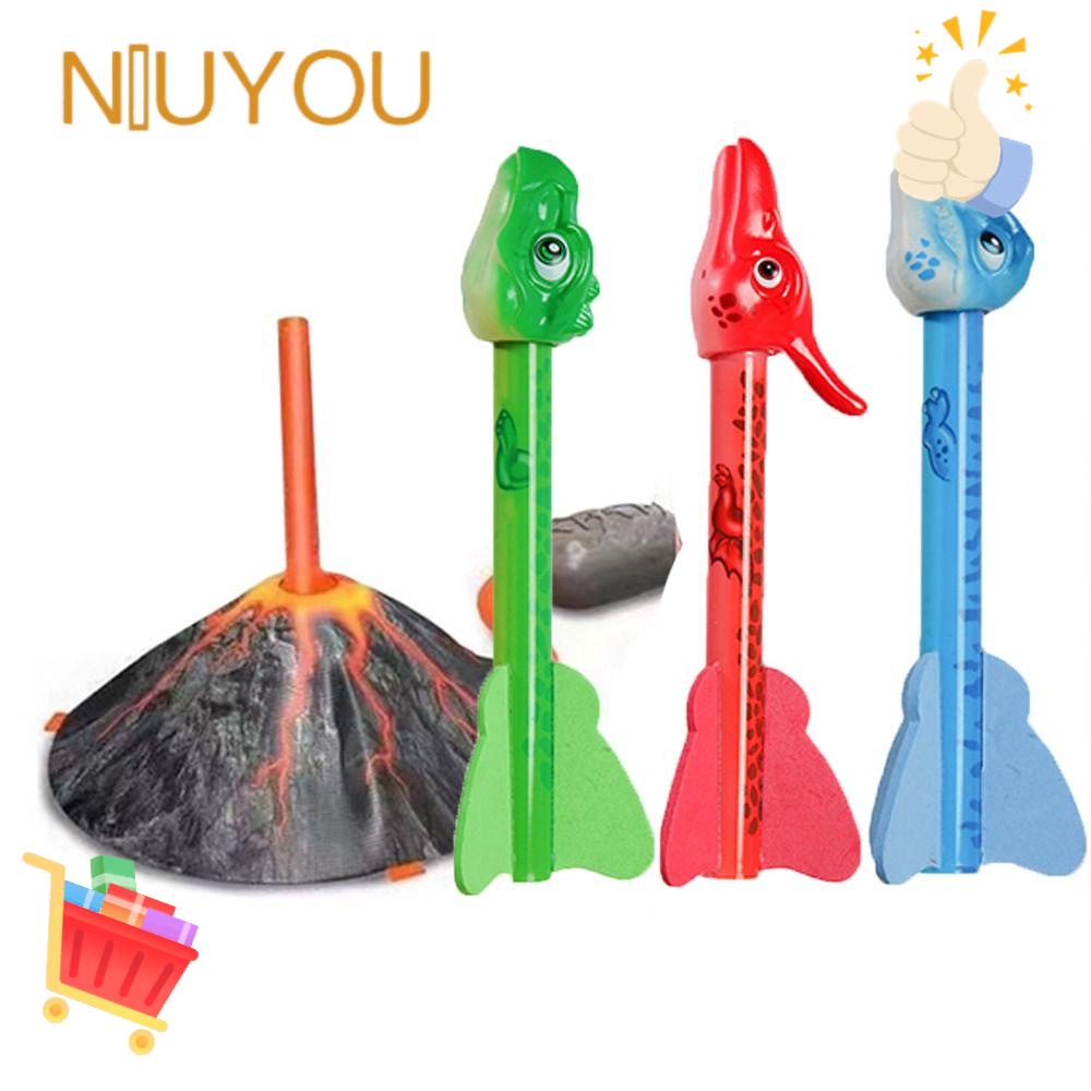Set 100 Đồ Chơi Khủng Long Tên Lửa Sinh Nhật Ngoài Trời Cho Bé